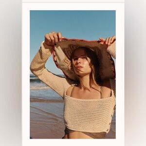 Free People Multicolor Wide-Brim Hat